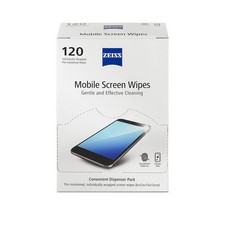 ZEISS Pre-Moistened Screen Cleaner Wipes - 120 Count, Streak-Free picture
