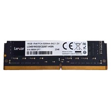Lexar 16GB DDR4 3200MHz SODIMM Laptop RAM PC4-25600 CL22 1.2V LD4S16G32C22ST-HGN picture