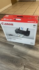 Canon PIXMA TS202 Color Inkjet Printer USB Home Office Printer Tested Working picture