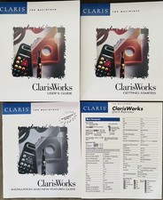 VINTAGE  Macintosh ClarisWorks Software v. 2.1 (T1536LL/A)  1994 MINT picture