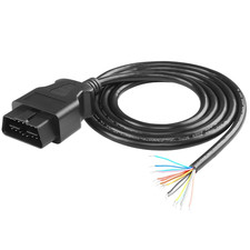 OBD2 OBDII 16Pin Male Connector to Open Pigtail Wire, 5Ft 1.5M OBD Diagnostic Ex picture