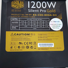 Cooler Master Silent Pro Gold 1200W ATX Modular Power Supply RS-C00-80GA-D3  picture