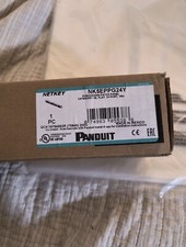 Two Panduit Punch Down Patch Panels With 3 Panduit Covers JCE 35 picture