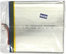 PRO ELECTRO Tablet Battery 34100105 5600mAh (105x110mm) picture