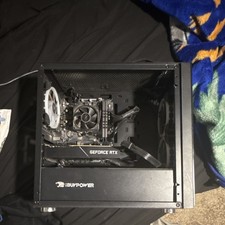 iBUYPOWER Gaming Tower Desktop Black GeForce RTX GPU Built-in Wi-Fi picture