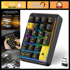 Wireless Mechanical Numpad - Numeric Keypad for Laptops & PCs, Portable Design picture