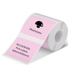 1 Roll 40x30mm Self-Adhesive Thermal Label Phomemo Printer Paper for M110/M200 picture