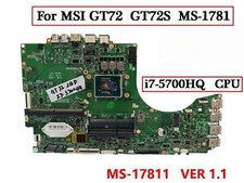 For MSI GT72 MS-17811 Laptop Mainboard i7-5700H VER 1.1 100% Tested Working picture
