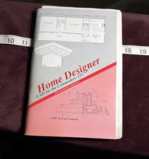 Vintage 1987 Home Designer  CAD For The Commodore 182 Manual By K&K Software picture