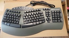 Fellowes Microban Ergonomic Keyboard - Model KU-9938 USB Corded Tested Working picture