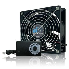 Easy Cloud Computer Fan with AC Plug, 120mm Variable Speed Axial Muffin PC Fan w picture