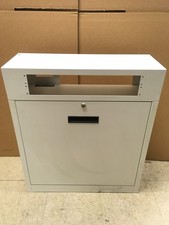 4x Extron MLM-WB+ White Lockable Metal Wall Box – 4U Rack AV Cabinet Flip-Down picture