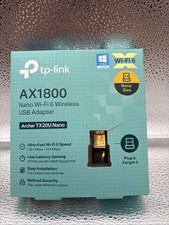 TP-Link AX1800 Nano Wi-Fi 6 Wireless USB Adapter Black Archer TX20U Dual Band picture