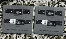 2 HARLEY DAVIDSON H.O.G. Elite Signature Computer Mouse Pad Visa Promo HOG New picture