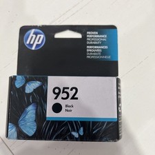 Original HP 952 (F6U15AN#140) Black Ink Cartridge Expired Box New Sealed picture