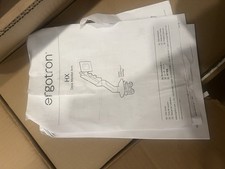 Ergotron Black HX Desk Monitor Arm Never Assembled picture
