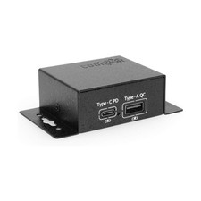 Coolgear Chargeit Mini 75W Dual Port USB-A and USB-C PD Charger - QC Black picture