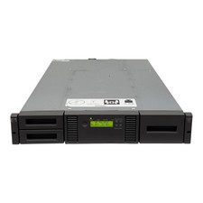 HPE StorageWorks MSL2024 24-Slot Tape Library 407351-001 + 2x LTO-7 SAS Drives picture