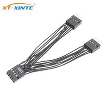 USB Motherboard 9P 9Pin Expansion Extender Dual 10cm Adapter USB for 1pc Male to picture