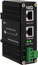 10G PoE Injector Elenzk 10 Gigabit IEEE802.3at 30W Hardened POE Adapter, S203 picture