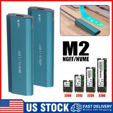 M.2 SSD Case NGFF or NVMe Enclosure M.2 to USB Type C 3.2 SATA Hard Drive Adapte picture