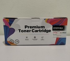 Premium Toner Cartridge 2 PCS Black Replacement For E310/515 D2.6  picture