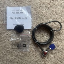 NEW CODi Key Cable Lock - for Laptop / Notebook - Black [NEW] picture