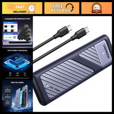 20Gbps M.2 NVMe SATA SSD Enclosure for M/B+M Key Drives - High-Speed Storage Cas picture