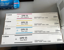 Canon GPR-55 Genuine CMYK Toner Set Laser for imageRUNNER ADV C5535-60 picture