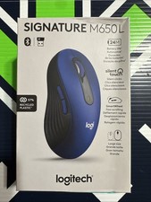 Logitech Signature M650 L Full-size Wireless Scroll Mouse 910-006232 BLUE New picture