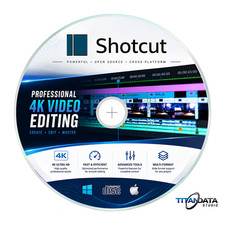 Shotcut 4K Professional Video Editing Software PC CD-ROM Windows Mac 2026 picture