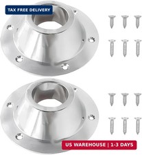 2PCS RV Table Base Mount, Aluminum Camper Pedestal Table Base Flange Leg Mount F picture