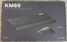 ProtoArc KM60 Ergonomic Triple Channel Bluetooth Keyboard & Mouse Combo picture