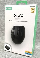 ELECOM Bitra M-MT1MRS Mobile Trackball Mouse Bluetooth 2.4GHz Used picture