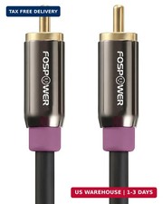 Subwoofer Cable (25 FT) RCA to RCA Audio Stereo Cable, Male to Male - Dual Shiel picture