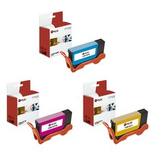 3Pk LTS 100XL C M Y HY Compatible for Lexmark S815 S816 S605 S301 S305 Ink picture
