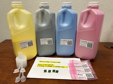 4 Toner Refill for use in Intec Colorsplash CS3000 CS4000 CS5000 + 4 Chip picture