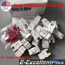 Box of 24PCS Belden AX101320 CAT-6A 8-Position KeyConnect RJ45 Jack Module White picture