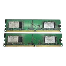 Centon 256MB DDR2 RAM 2-Pack PC2-5300U DIMM Memory Modules LOT OF 2 USED picture