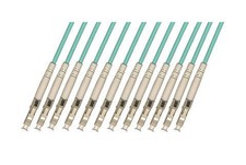 20M OUTDOOR ARMORED LC-LC 12 STRANDS OM3 50/125 MULTIMODE FIBER OPTIC CABLE picture