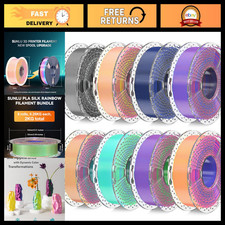 3D Printer Filament Bundle - Silk Multicolor, Dual & Triple Color, 2kg Vacuum Pa picture