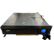 APC SMC1000-2UC 120v SmartConnect 1000VA Rackmount UPS tested w BATTERY & Face picture
