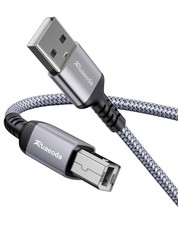 USB Printer Cable 10 ft, HP Printer Cable, USB 2.0 Type A Male to B Male, Compat picture