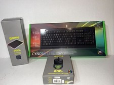Onn Lightweight LED Programmable Gaming Mouse & Mouse pad & Razer Lite Keyboard picture