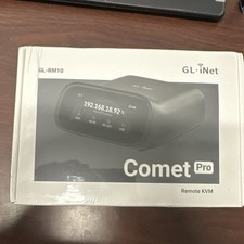 GL.iNet Comet Pro GL-RM10 Remote KVM 4K USB Extension Password Black picture