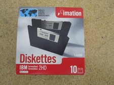 Genuine Imation IBM Formatted 2HD 1.44 Diskettes (10 Pack) picture