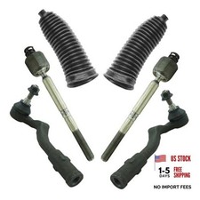 Front Steering Kit Steering Rack & Pinion Bellow Tie Rod Compatible PSA33894 picture