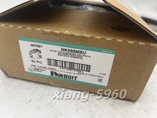 Panduit NetKey NK688MBU/NK688MBL Cat6 Keystone Jack Blue/black Module  Box of 50 picture
