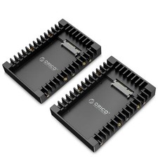 2Packs 2.5 SSD SATA to 3.5 Hard Drive Adapter Internal Drive Bay Converter Mo... picture