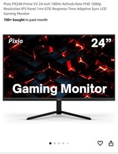 Gaming Setup Bundle Two Monitors Desk mount keyboad, mouse and Nvidia computer picture